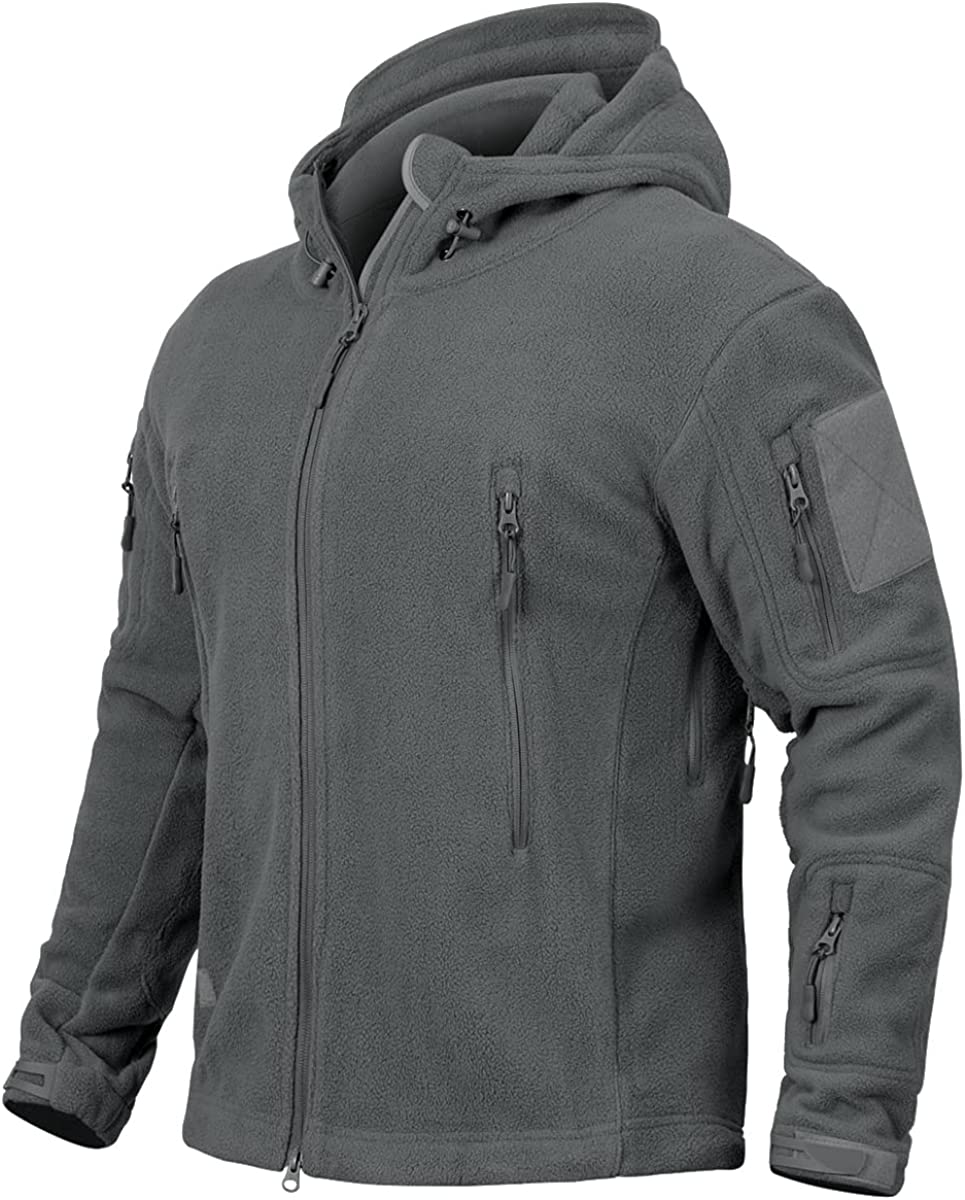 ReFire Gear Men's Warm Military Tactical Sport Fleece Hoodie Jacket
