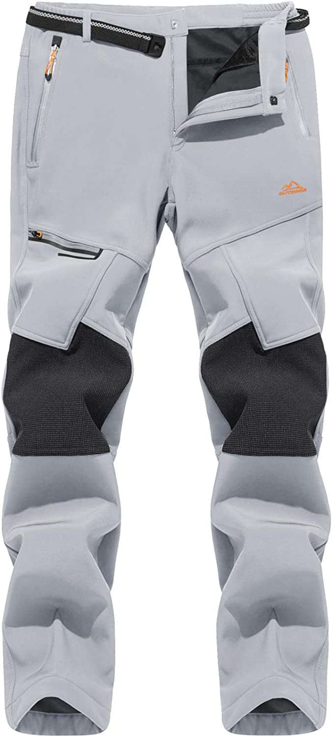 Hfyihgf Men's Fleece Lined Outdoor Cargo Pants Casual Winter Warm Trousers  Windproof Combat Work Ski Hiking Pants with Multi Pockets(Khaki,5XL) -  Walmart.com