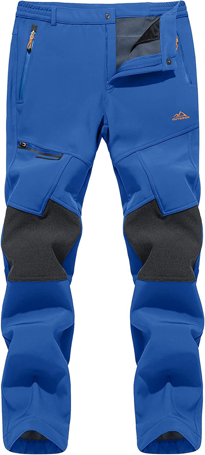 Hiking Trousers Softshell Men's Thick Cargo Trousers Men All Season Trousers  Casual All Solid Color Zipper Trousers Fashion Overalls Beach Pockets  Trousers Leather Trousers Men's Hunting Clothing Men, : Amazon.co.uk:  Fashion