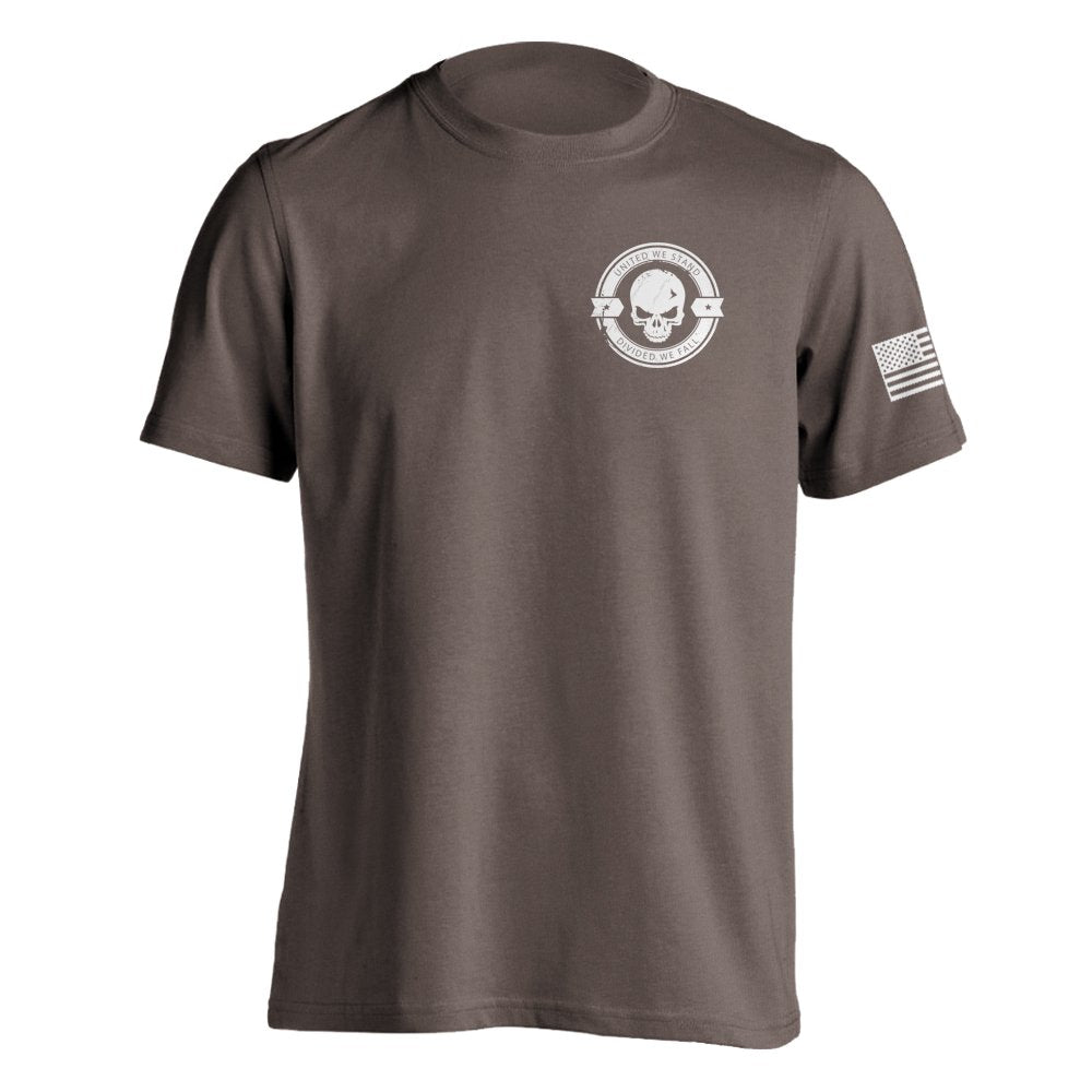 Divided We Fall Military Sniper Skull T-Shirt - Ranger Rags