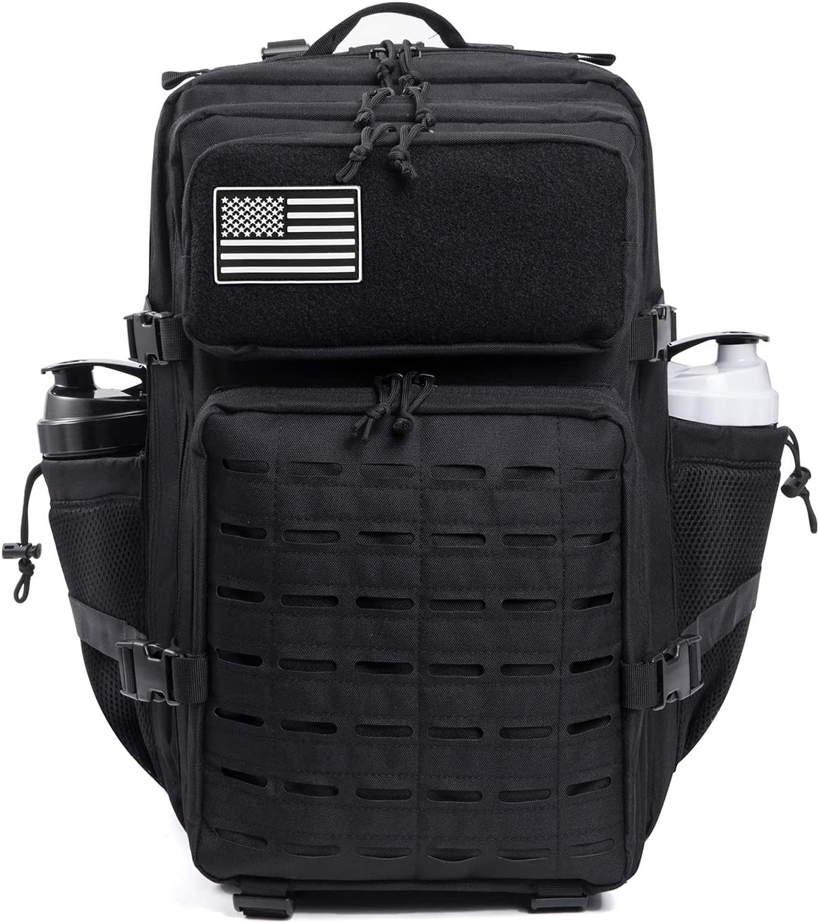 QT&QY Military Tactical Single Shoulder Backpack Army Molle Assault Sling  Bag Small EDC One Strap Daypack