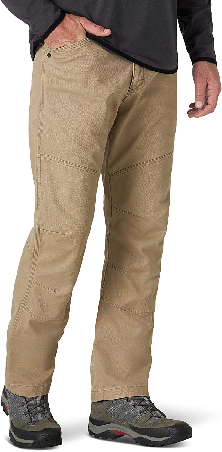 Wrangler Men's Atg Canvas Straight Fit Slim 5-pocket Pants - Desert 34x30 :  Target