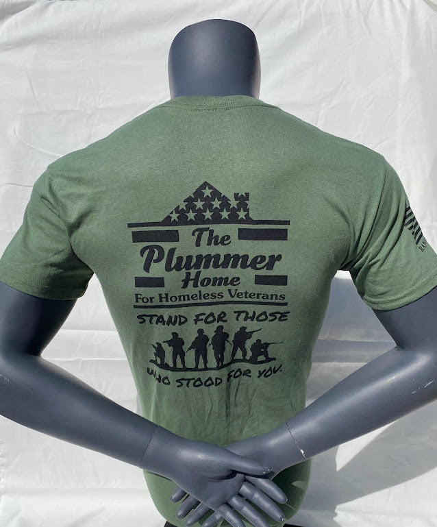 The Plummer Home for Homeless Veterans- Stand for Those, Who Stood for You! T-shirt