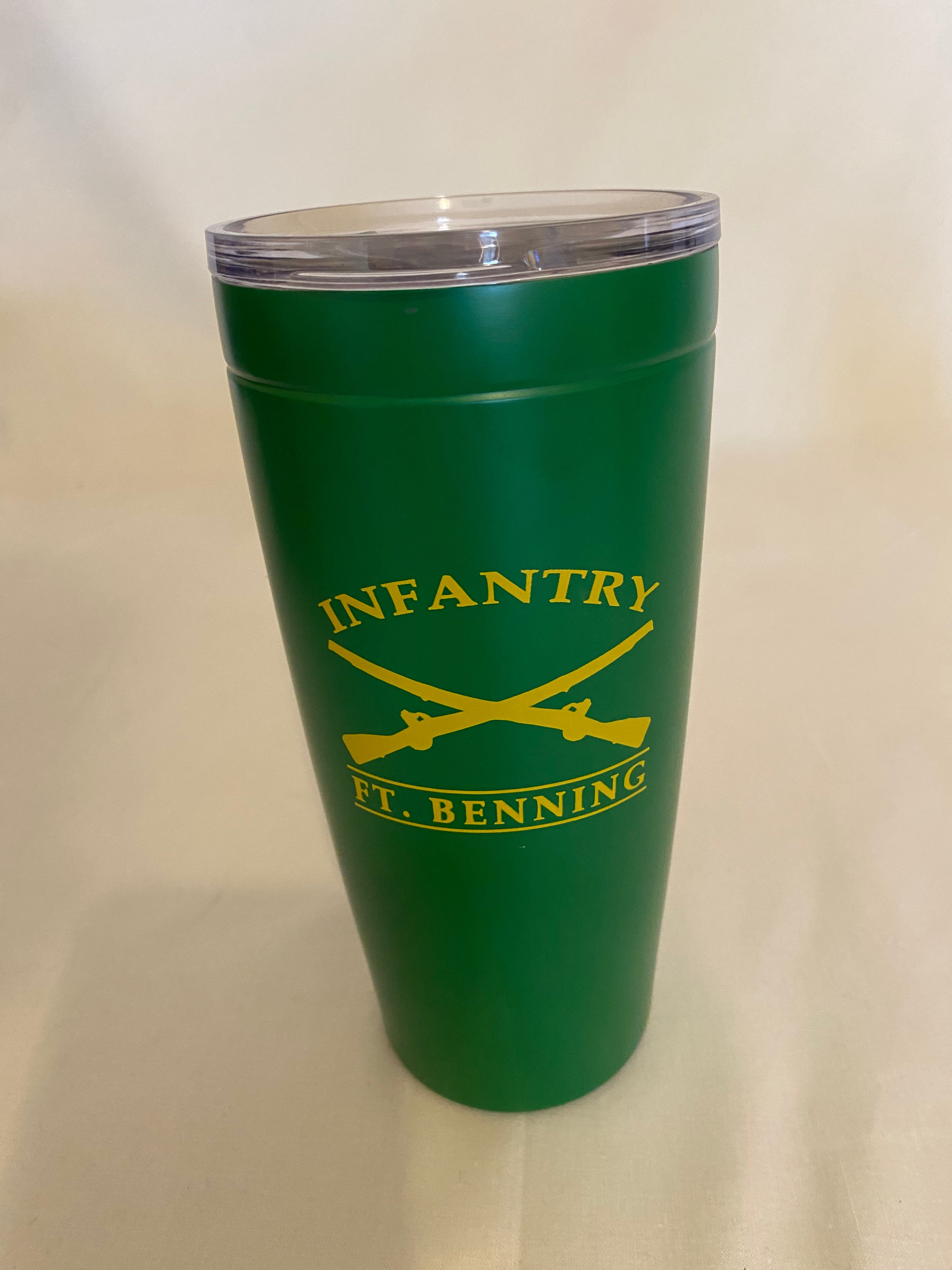 20 Oz. FT. BENNING INFANTRY- Stainless Steel Travel Coffee Cup-Matte ...